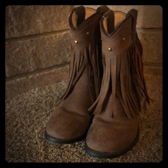 old west fringe boots